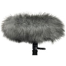 Radius Mini-ALTO 250 Blimp Windshield with RAD-2 Kit & PG Handle (Gray, Long-Pile)