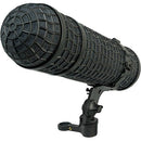 Radius Mini-ALTO 280 Blimp Windshield with RAD-2 Kit & PG Handle (Black, Multi-Pile)