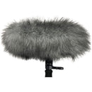 Radius Mini-ALTO 300 Blimp Windshield with RAD-2 Kit & PG Handle (Gray, Long-Pile)