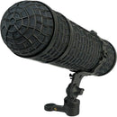 Radius Mini-ALTO 300 Blimp Windshield with RAD-2 Kit & PG Handle (Gray, Long-Pile)