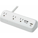 Tripp Lite Protect It! 3-Outlet Surge Protector with Desk Clamp (8')