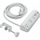 Tripp Lite Protect It! 3-Outlet Surge Protector with Desk Clamp (8')