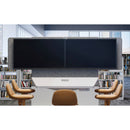 Middle Atlantic Dual Display Shroud for Forum Collaboration Suite (56 to 65" Displays, Silver Gray)