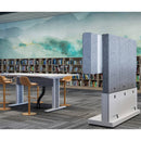 Middle Atlantic Dual Display Shroud for Forum Collaboration Suite (56 to 65" Displays, Silver Gray)
