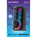 Soundcore by Anker Rave 3S AI Wireless Party Speaker with Wireless Microphones