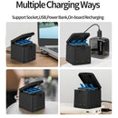 TELESIN 3-Channel Kit with 2 Batteries and Charger Box