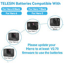 TELESIN 3-Channel Kit with 2 Batteries and Charger Box