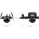 SmallRig Mounting Clamp for External SSD with Cold Shoe Mount & Cable Clamp