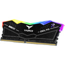 TEAMGROUP 32GB T-FORCE DELTA RGB DDR5 8000 MHz UDIMM Memory Kit (2 x 16GB, Black)