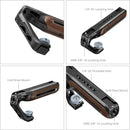 SmallRig Wooden Top Handle with Cold Shoe Mount