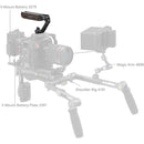 SmallRig Wooden Top Handle with NATO Clamp