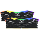 TEAMGROUP 32GB T-FORCE DELTA RGB DDR5 6400 MHz UDIMM Memory Kit (2 x 16GB, Black)