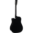 Cort Earth60CE Dreadnought Cutaway (Black Gloss Finish)