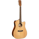 Cort Earth60CE Dreadnought Cutaway (Natural Gloss Finish)