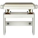Dexibell Deluxe Piano Bench (White Satin)