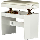 Dexibell Deluxe Piano Bench (White Satin)