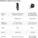 Tilta Rotatable Phone Mounting Bracket V2 with Handlebar Mount