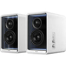 Edifier QR65 2-Way Active Wireless Desktop Speakers with Lighting Effects (White, Pair)