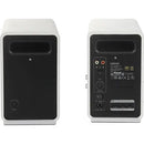 Edifier QR65 2-Way Active Wireless Desktop Speakers with Lighting Effects (White, Pair)