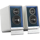 Edifier QR65 2-Way Active Wireless Desktop Speakers with Lighting Effects (White, Pair)