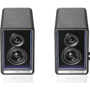 Edifier QR65 2-Way Active Wireless Desktop Speakers with Lighting Effects (Black, Pair)