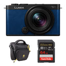 Panasonic Lumix S9 Mirrorless Camera with 18-40mm f/4.5-6.3 Lens and Basic Bundle (Night Blue)