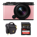Panasonic Lumix S9 Mirrorless Camera with 18-40mm f/4.5-6.3 Lens and Basic Bundle (Sakura Pink)