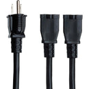 Hosa Technology YAC-406 Grounded Edison Y-Cable