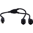 Hosa Technology YAC-406 Grounded Edison Y-Cable