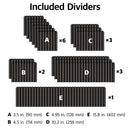 Ruggard Adjustable Hard Divider Insert for Pelican 1500 Hard Case