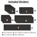 Ruggard Adjustable Hard Divider Insert for Pelican 1510 Hard Case