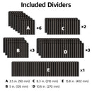 Ruggard Adjustable Hard Divider Insert for Pelican 1535 Hard Case