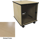 Middle Atlantic MFR-1227E1 MFR Series Mobile Furniture Rack (Kensington Maple, 12 RU)