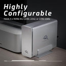 OWC Express 4M2 4-Bay USB4 External SSD Enclosure with SoftRAID