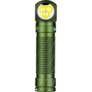 Olight Perun 3 Rechargeable Right-Angle LED Flashlight and Headband (OD Green)