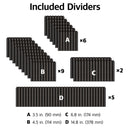 Ruggard Adjustable Hard Divider Insert for Pelican 1615 Hard Case