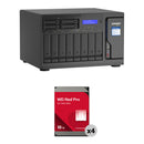 QNAP 72TB TVS-h1288X 12-Bay NAS Enclosure Kit (4 x 18TB)