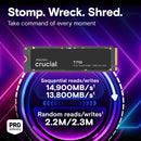 Crucial 4TB T710 NVMe PCIe 5.0 M.2 Internal SSD