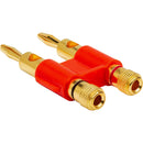 Hosa Technology BNA260RED Premium Dual Banana Plug- Red