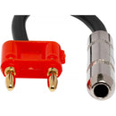 Hosa Technology Speaker Cable Adapter 1/4" Female to Dual Banana (16 Gauge) - 6"