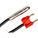 Hosa Technology Speaker Cable Adapter 1/4" Female to Dual Banana (16 Gauge) - 6"