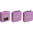 RODE Wireless GO (Gen 3) 2-Person Compact Digital Wireless Microphone System/Recorder (2.4 GHz, Lilac)