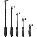 TELESIN Quick Release Selfie Stick 2.0 with Mini Tripod