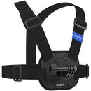TELESIN Vest Chest Strap with Quick Release for Action Cameras (Black)