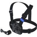 TELESIN Vest Chest Strap with Quick Release for Action Cameras (Black)