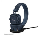 Marshall Major V On-Ear Wireless Bluetooth Headphones (Midnight Blue)