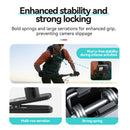 TELESIN Magnetic Backpack Clip with Quick Release Mount for Action Cameras