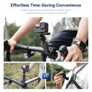 TELESIN Crab-Style Clamp with Quick Release Action Camera Mount