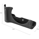 SmallRig Leather Half Case for Canon EOS R50 V (Black)