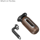 SmallRig Wooden Side Handle with 1/4"-20 Screw Mounts